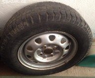 1.kus Plech. disk 4x100 165/70/R13