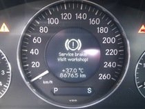 Mercedes Benz brzdy SBC - oprava