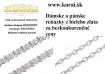 Retiazky z bieleho zlata od KORAI