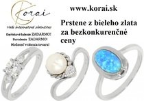 Prstene z bieleho zlata od  KORAI