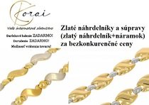 Náhrdelníky a súpravy zo žltého zlata Korai